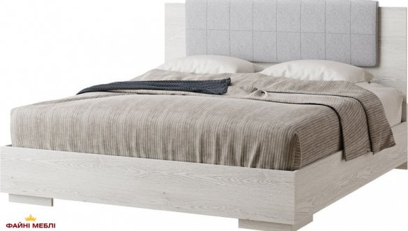 Спальня Vivian/Вивиан Світ меблів №2 с тумбами и шкафом 4D 3