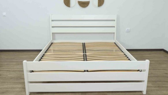 Ліжко двоспальне дерев'яне Дрімка Глорія Бук 27