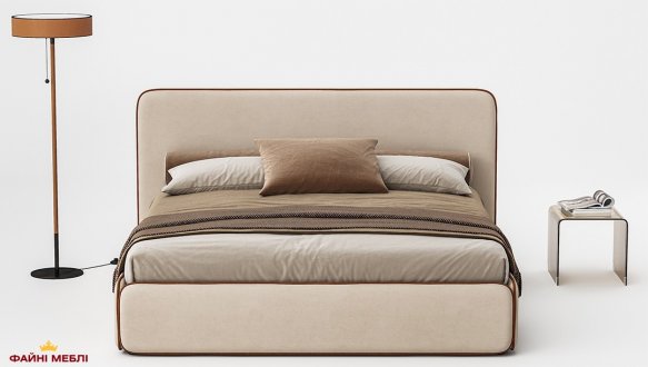 Ліжко м'яке Woodsoft Torino / Торіно з підйомним механізмом та нішею для білизни 3