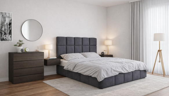 Спальня Teilor/Тейлор Файні меблі Україна с комодом 4S и навесными тумбами