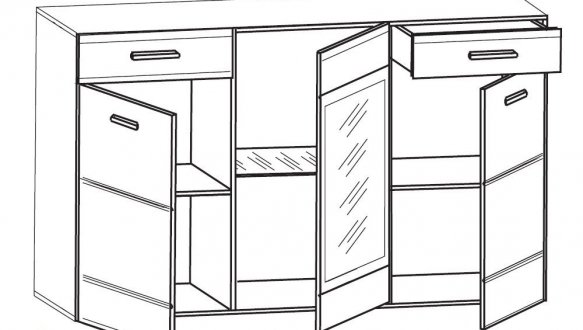 Буфет KOM1W2D2S Вушер 0