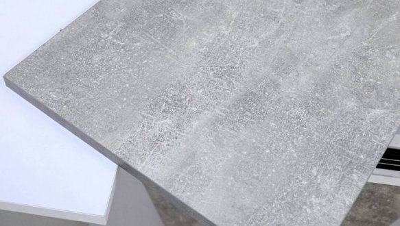 Стіл Torino White / Торіно Аляска Інтарсіо Біла аляска РЕ/Індастріал Розкладний 140/180 см 7