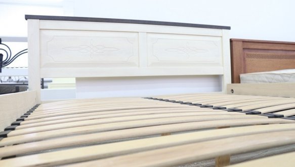 Кровать двуспальная деревянная ЧДК Майя NEW Щит Сосна 4