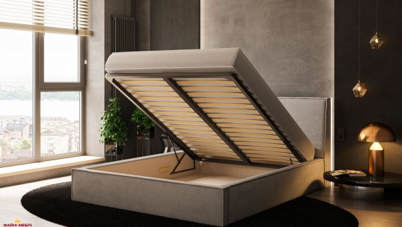 Ліжко м'яке двоспальне Шик Галичина Лея 0