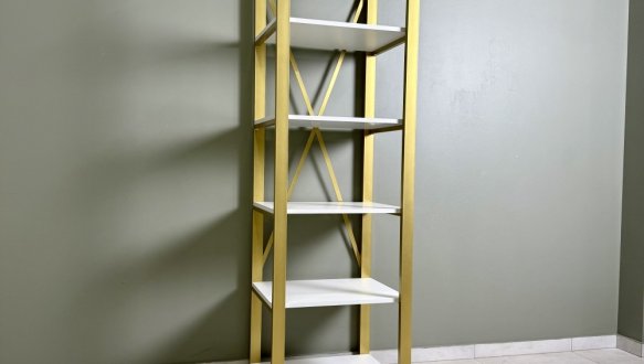 Стеллаж LOFT 600 Дуб Сонома / Чёрный мат MebliRoMax 5