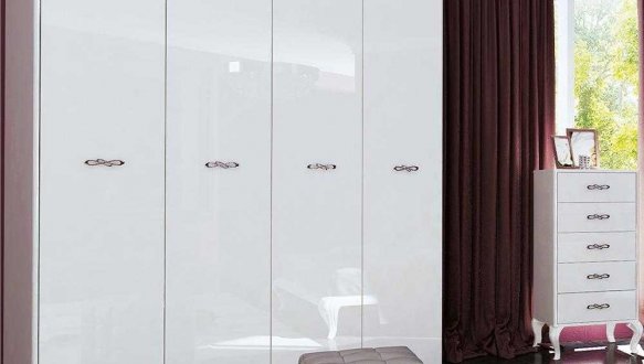 Шкаф 4дв Миромарк Империя 4 дверный белый 184 см 0