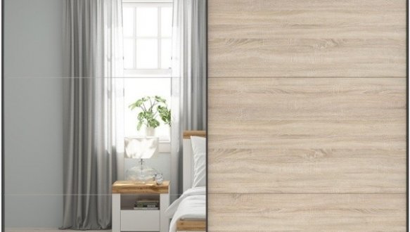 Шкаф-купе с зеркалом SZF/220/M Tetrix 0