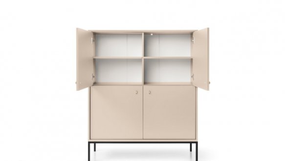 Комод высокий черные ножки MK104 Mono 3