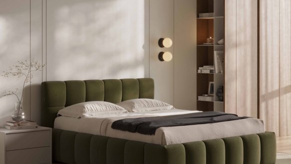 Мягкая кровать 1.8х2.0 подъёмная с каркасом Тони 2