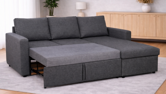 Кутовий диван розкладний дельфін Анжело Меблі Стиль 223 х 151 см 5