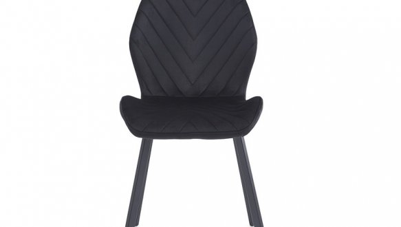 Стілець N-54 чорний велюр + чорний 4