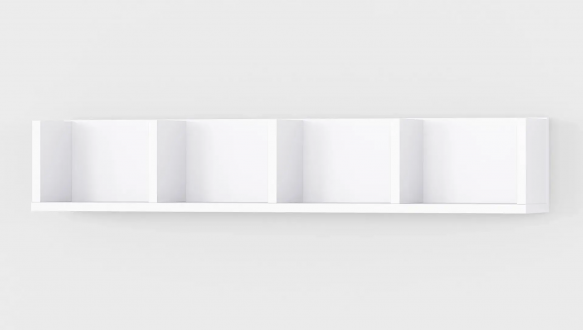 Полка настенная белая GТ0031