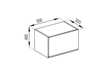 Тумба верхня 50 ОКАП Тіна