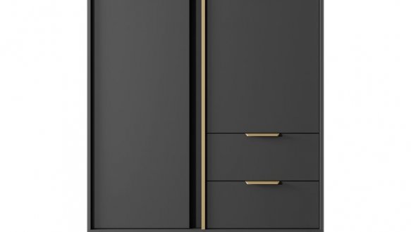 Комод Ларс / Lars 2D2S/104 високий Антрацит