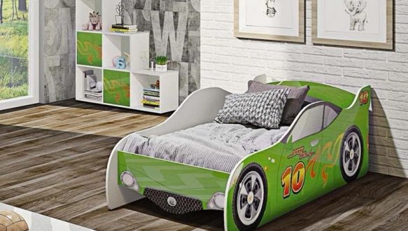 Кровать-машинка Оксфорд 2