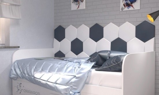 Кровать Элии спинка соты 9