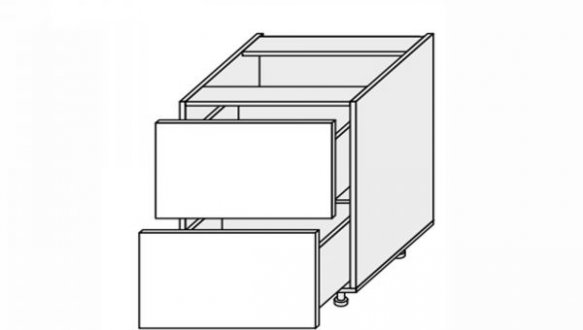Секція нижня 90Н2ШХ/820 Pro Hettich Міленіум