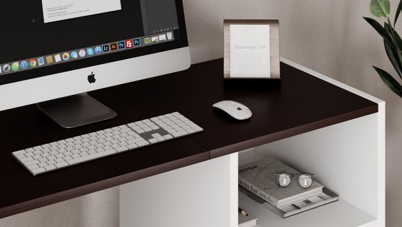 Тумба-трансформер Dolli Белый бриллиант/Венге