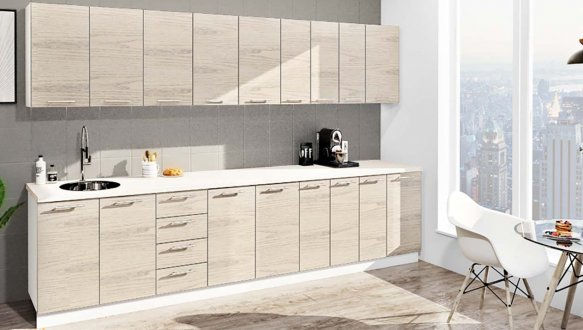 Кухонний комплект Фарбований високий глянець 3,3 м 6