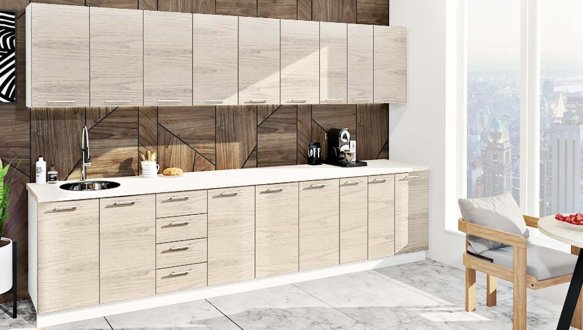 Кухонний комплект Фарбований високий глянець 3,4 м 6