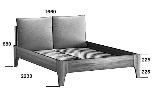 Кровать Oslo 4