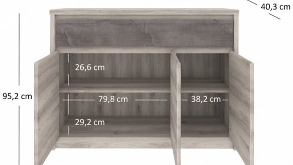 Комод 3d2s Jazz 3