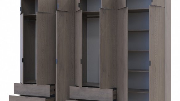 Шафа для одягу Дорос Лукас канноло 7 дверна 315 см 0