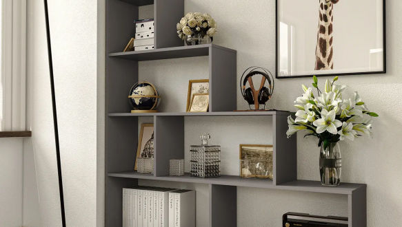 Стелаж антрацит на 6 комірок GT57