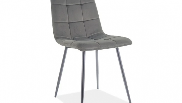 Стілець Mila Matt Velvet сірий