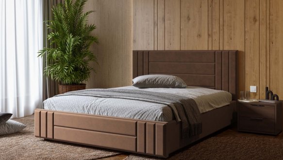 Ліжко м'яке двоспальне Arbordrev Прага 0