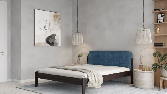 Ліжко двоспальне дерев'яне Лев Каліфорнія Масив бука 4