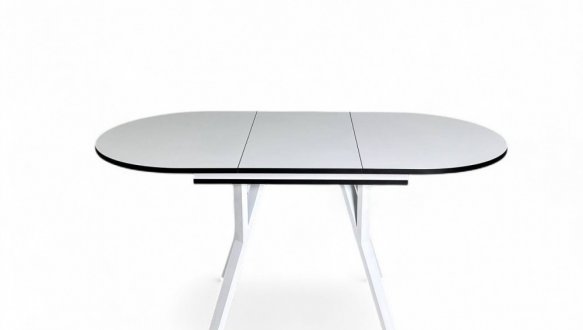 Стіл овальний розкладний Elips Slide / Еліпс слайд MebliRoMax 130 ЛДСП 18 мм 16