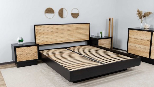 Ліжко двоспальне дерев'яне Дрімка Леон Бук 17