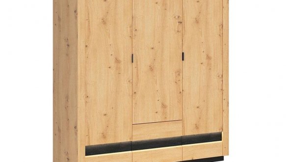 Шкаф SZF3D2S BRW Poland Ostia 3 дверный дуб вотан 181 см 1