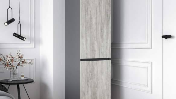 Шафа Морелі Т218 антрацит/бетон зі штангою 50 см