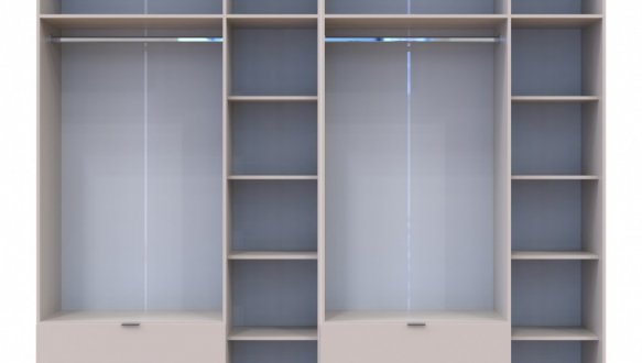Шкаф для одежды Дорос Лукас кашемир 6 дверный 270 см 2