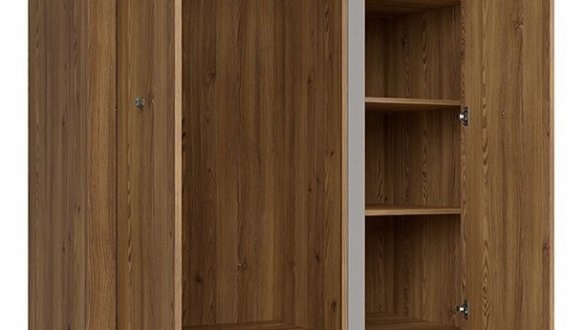 Шкаф SZF2D1M2S BRW Poland Bergen 3 дверный модрина 144 см 1