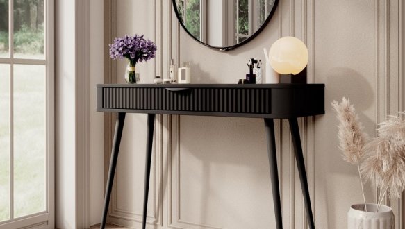 Модульна вітальня Lante Чорний/Чорні ніжки 2