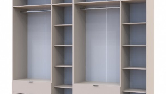 Шкаф для одежды Дорос Лукас кашемир 6 дверный 270 см 3