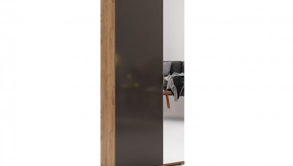 Шкаф 2дв с зеркалом Луна 2