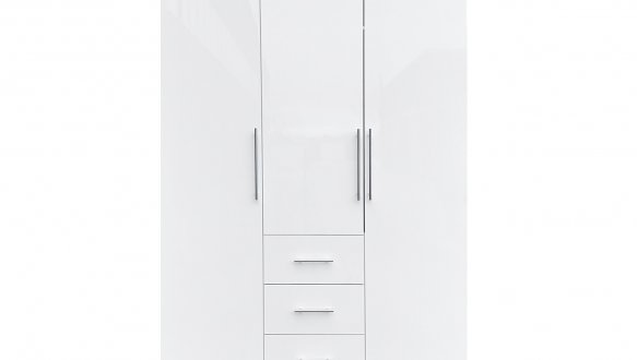 Шкаф 3дв 3шх Миромарк Магнум 3 дверный белый 147 см