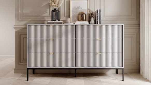 Модульна гостиная Серый/Черные ножки Nova 2