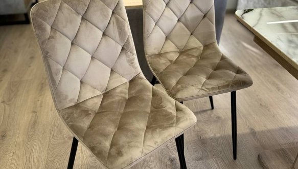 Стілець Джеррі Вельвет темний беж 0