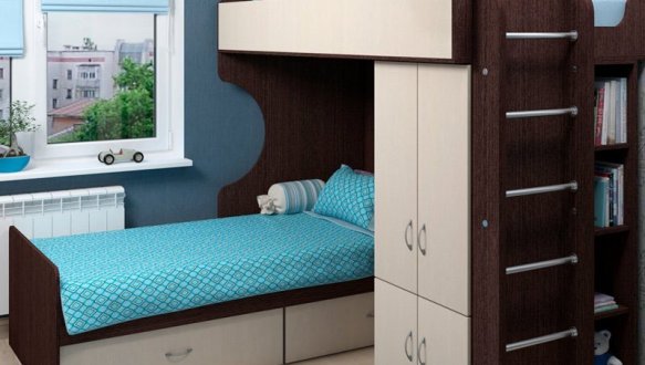 Кровать- чердак Квест -С