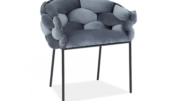 Стілець Norte Velvet сірий