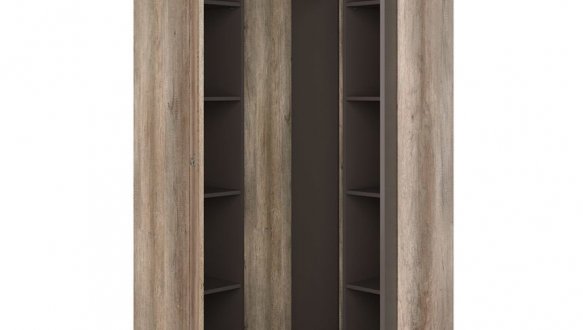 Шафа кутова SZFN2D BRW Poland Malcolm 2 дверна дуб каньйон 96 см 2