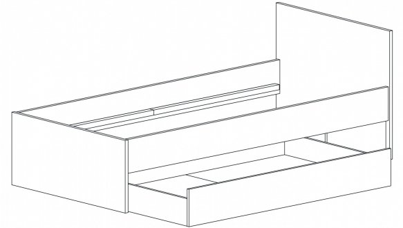 Кровать 90 Айго 1