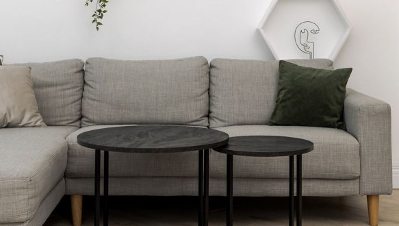 Набор столиков Модерн S+M угольный камень