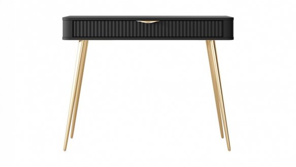 Стол туалетный 1S/100 Черный/Золотые ножки Lante 0