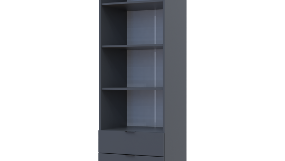 Пенал для одягу Дорос Гелар графіт 3Ш 60 см